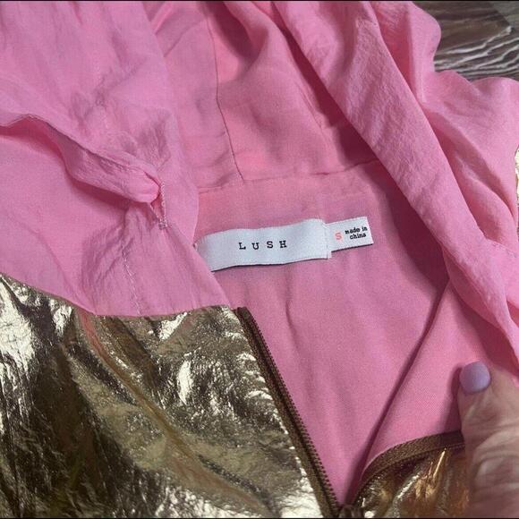 Vintage 90s Remake Metallic Color-block Windbreaker Jacket Size Small - Picture 4 of 7